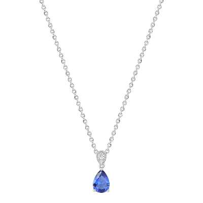 Collier Saphir et Diamants