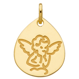 Médaille Ange Or Jaune