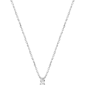 Collier Diamant et Or Blanc