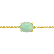 Bracelet Opale et Or Jaune 