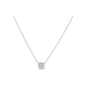 Collier Or Gris et Diamants CLOZEAU
