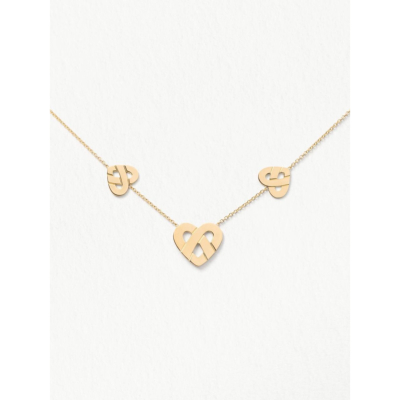 Collier Coeur entrelacé multi POIRAY