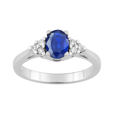 Bague Saphir et Diamants