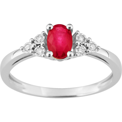 Bague Rubis et Diamants