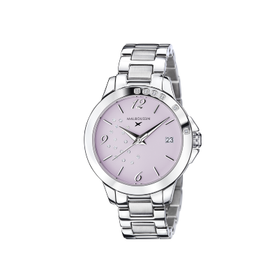 Montre femme "So Urgent" violet MAUBOUSSIN