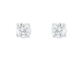 Boucle D Oreille Diamant Solitaire