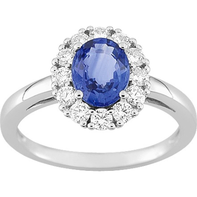 Bague Saphir et Diamants