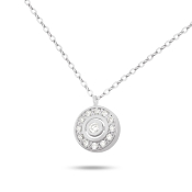 Collier Or Gris et Diamants CLOZEAU