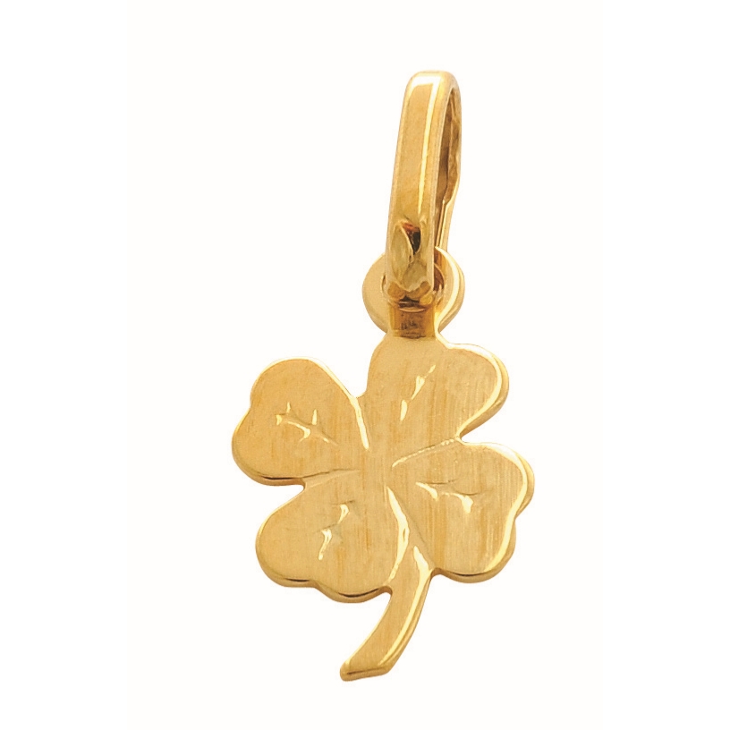 Pendentif Trèfle à 4 feuilles Or Jaune