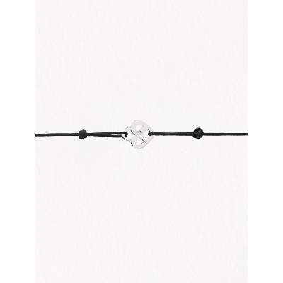 Bracelet Cœur Entrelacé Argent POIRAY