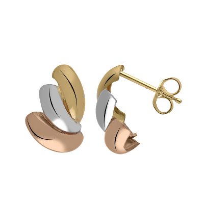 Boucles d'oreilles Tricolore