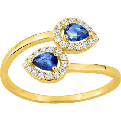 Bague Saphirs et Diamants