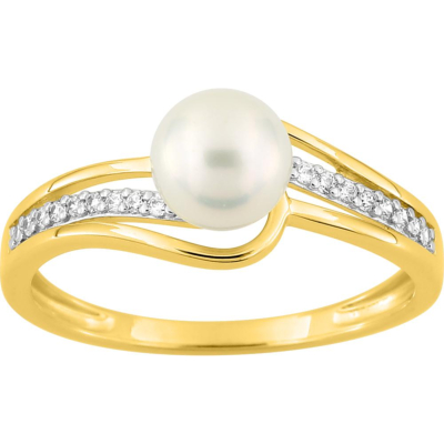 Bague Or Jaune & Perle de Culture