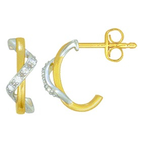 Boucles d'Oreilles Diamants 