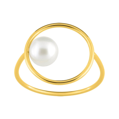 Bague Or Jaune & Perle de Culture