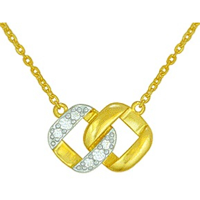 Collier Diamant et Or jaune