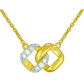 Collier Diamant et Or jaune