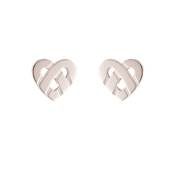 Boucles d'oreilles Cœur Entrelacé POIRAY