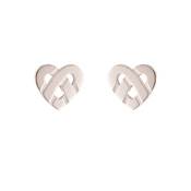 Boucles d'oreilles Cœur Entrelacé POIRAY