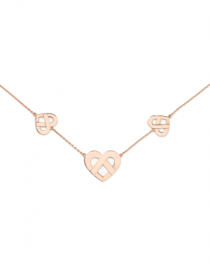 Collier Coeur entrelacé multi POIRAY