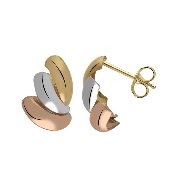 Boucles d'oreilles Tricolore