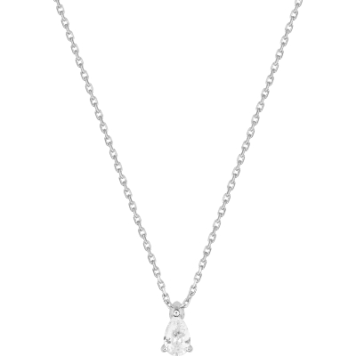 Pendentif Poire Diamants 0.50Ct