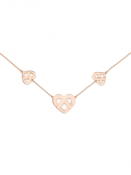 Collier Coeur entrelacé multi POIRAY