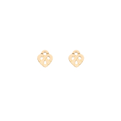 Boucles d'oreilles Cœur Entrelacé POIRAY