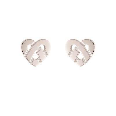 Boucles d'oreilles Cœur Entrelacé POIRAY