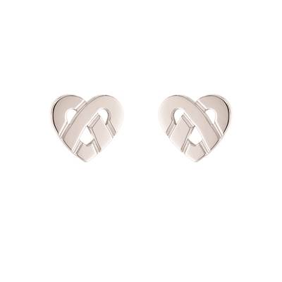 Boucles d'oreilles Cœur Entrelacé POIRAY