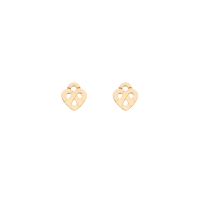 Boucles d'oreilles Cœur Entrelacé POIRAY