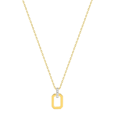 Collier Or Jaune et Diamants
