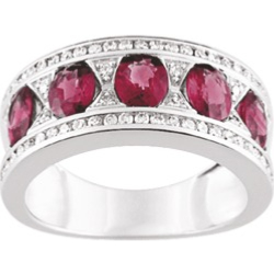 Bague Rubis et Diamants