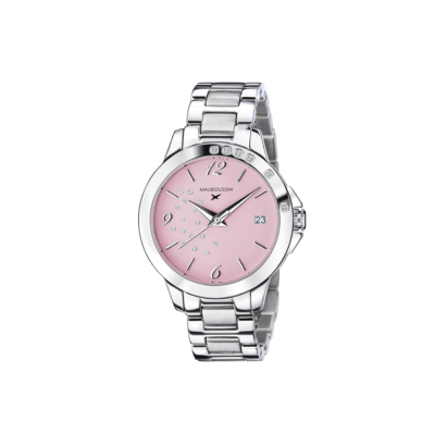 Montre femme "So Urgent" rose MAUBOUSSIN