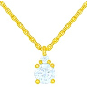 Collier Diamant et Or jaune