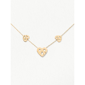 Collier Coeur entrelacé multi POIRAY