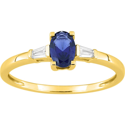 Bague Saphir et Diamants