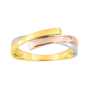 Bague Or Tricolore