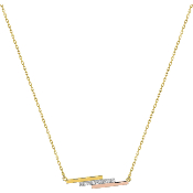 Collier 3 Ors et diamants