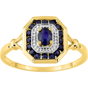 Bague Saphirs