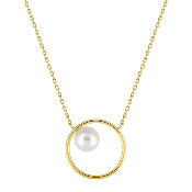 Collier Or 750/1000e et Perle de Culture