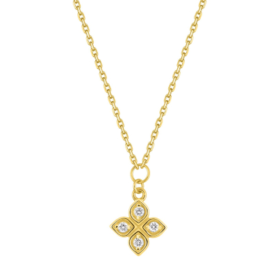 Collier Or Jaune et Diamants